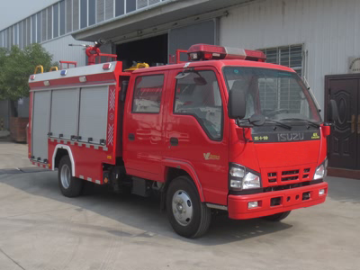 庆铃五十铃2吨水罐消防车
