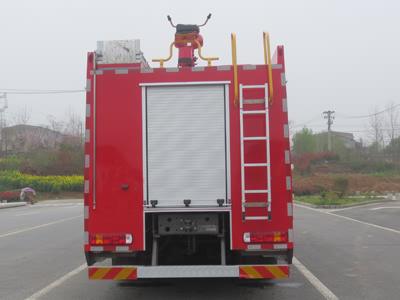 重汽豪沃10m³干粉泡沫联用消防车
